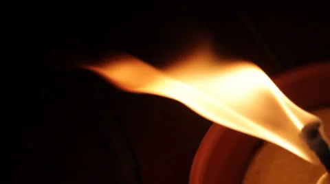 Flame straight Stock Footage 1118795