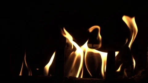 Flame in super slow motion Video stock 71182564
