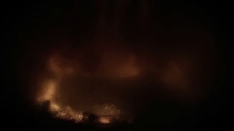 Flame in super slow motion Stock Footage 71182660