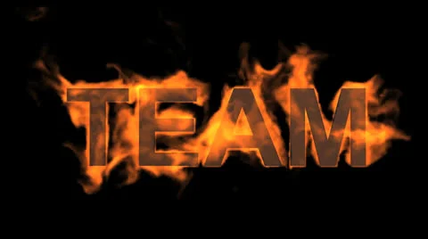 Flame team text,fire business key words. Stock Footage 22725428