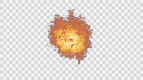 Flame thrower blowing in front of the camera on alpha background 스톡 동영상 237575936