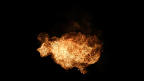 FLAME THROWER AT CAM Stock-Footage 240699863