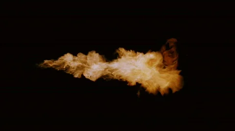 Flame thrower - FIRE044HD Stock Footage 588831