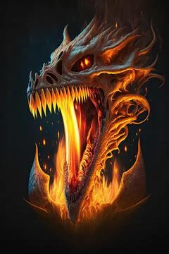 Flame tongue Stock Illustration
