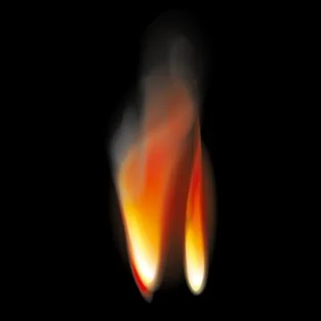 Flame tongues Stock Illustration