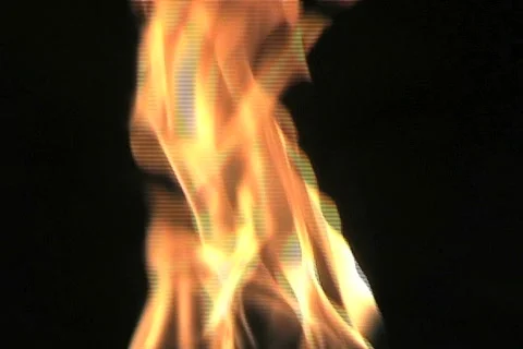 Flame torch two flames Stock Footage 370824
