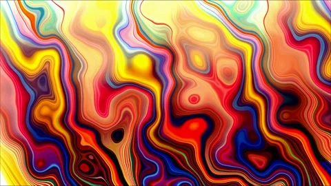 Flame waves in continuous loop Stock Footage 282704715