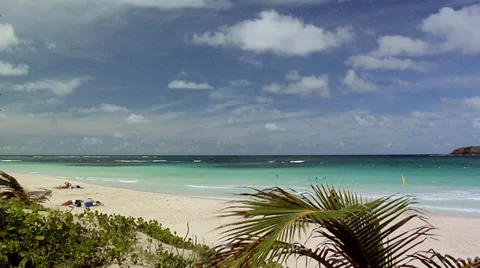 The Flamenco Beach at Culebra Video stock 38618990