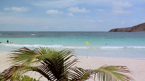 The Flamenco Beach at Culebra Video stock 38619066