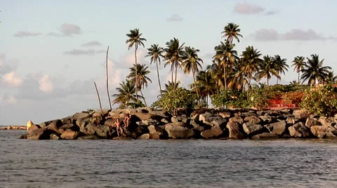 The Flamenco Beach at Culebra Stock Footage 38619232