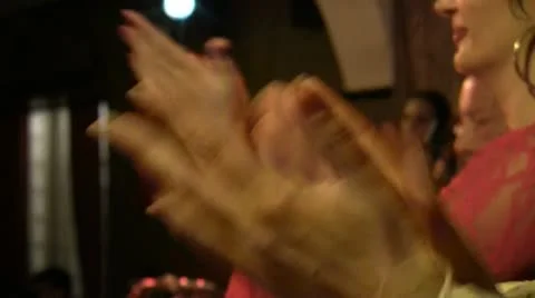 Flamenco Dance Clapping 库存影片 12360446