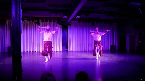 Flamenco Dance Performance in Barcelona Restaurant Stock Footage 311437800