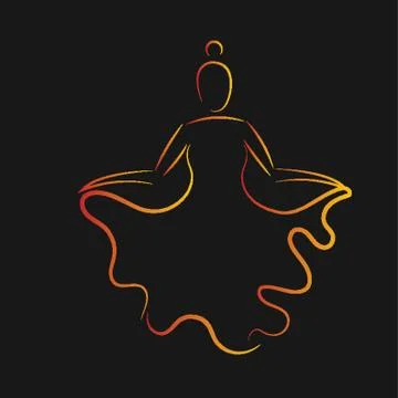 Flamenco Dancer Stock Illustration