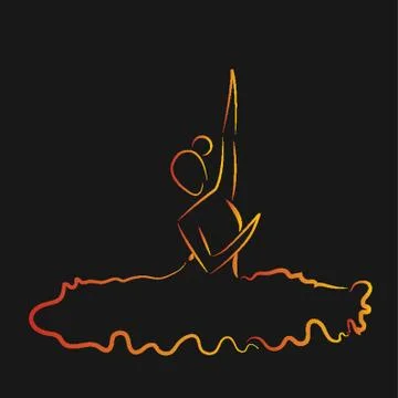 Flamenco Dancer Stock Illustration