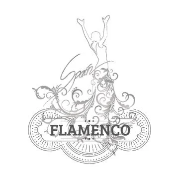 Flamenco Dancer 스톡 일러스트