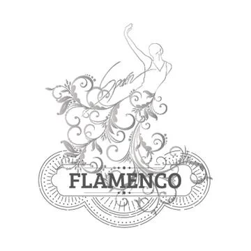 Flamenco Dancer 스톡 일러스트