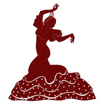 Flamenco dancer Stock Illustration