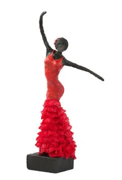 Flamenco dancer statue Foto stock