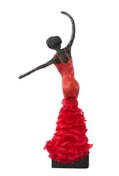 Flamenco dancer statue Stock Photos
