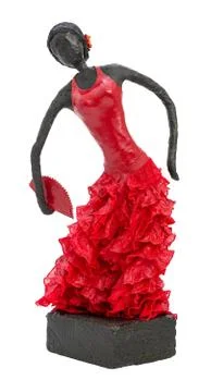 Flamenco Dancer Statue Stock Photos