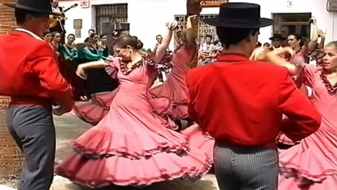 Flamenco Dancing Spain Stock Footage 236759269