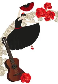 Flamenco Stock Illustration