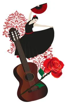 Flamenco Stock Illustration