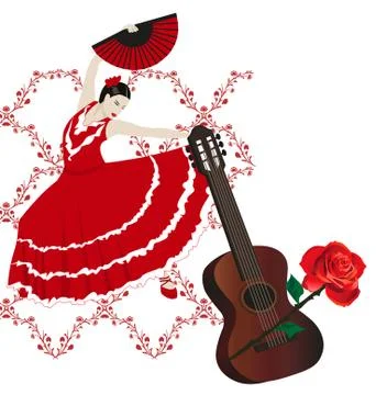 Flamenco Stock Illustration