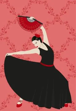 Flamenco Stock Illustration