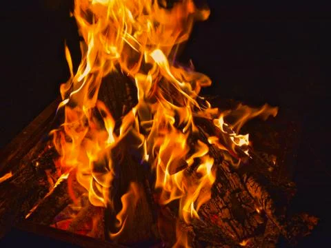 Flames 4 Stock Photos