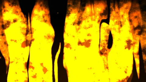 Flames. Abstract flame motion. The fire of old paintings. Stock Footage 108552127