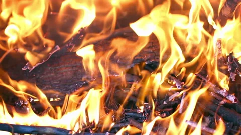 Flames and ember Stock Footage 276696216