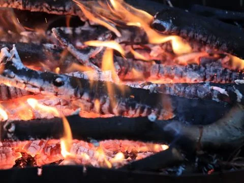 Flames and fire Stock-Fotos