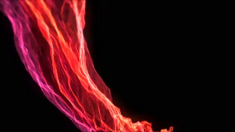 The flames blazed and set the ground on fire, sparks flying. Video stock 239455833