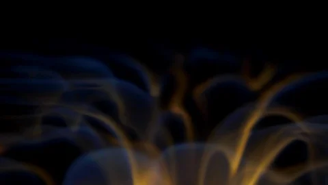 Flames burn on the mirror surface on a black background Video stock 100606010