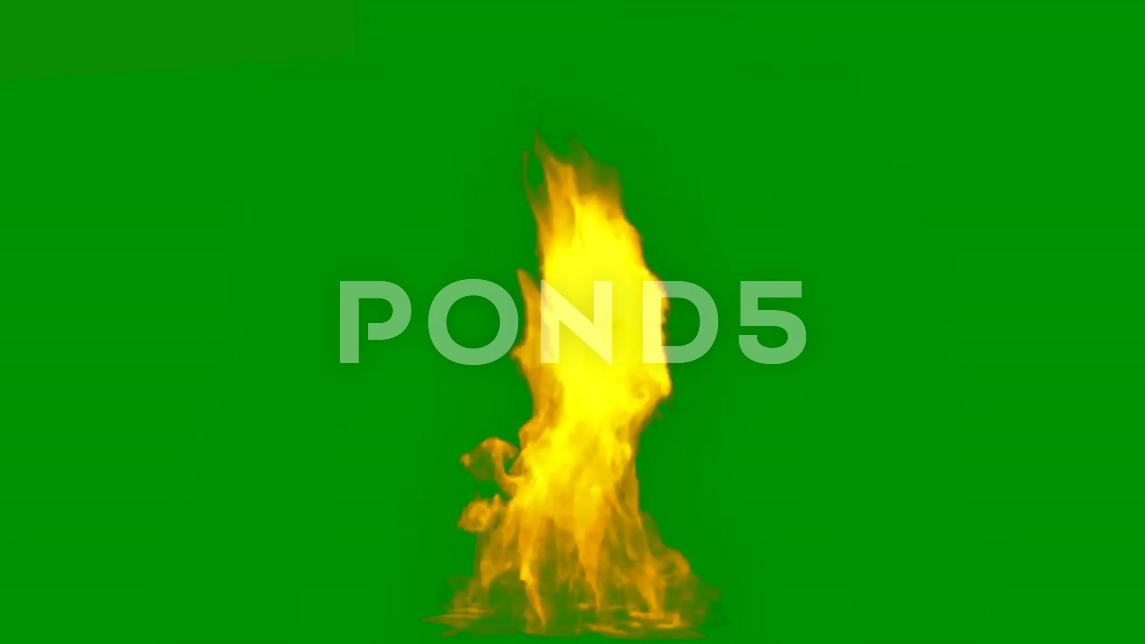 Download Burning Roblox In Green Fire Wallpaper