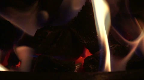 FLAMES CLOSE UP Stock-Footage 5654725