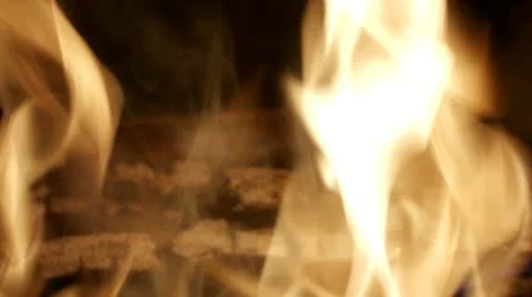 Flames Close Up Video stock 12660292