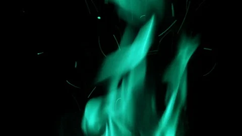 The flames dance in the crucible of a stove Stock Footage 84867004