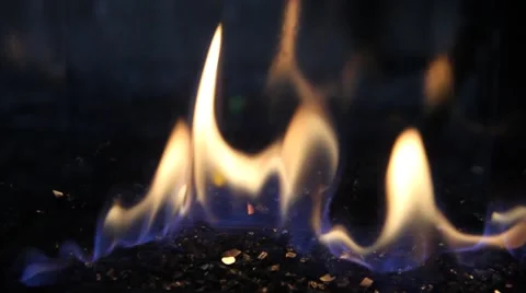 Flames dancing nice wram feeling Stock Footage 40604354