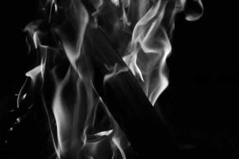 Flames Fidgety. Stock Photos