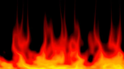 Flames of fire - animation Stock Footage 39875064