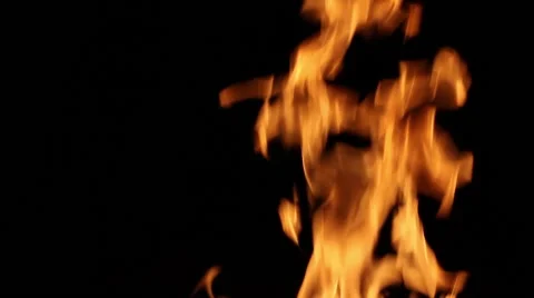 Flames of a Fire Stock Footage 67459108