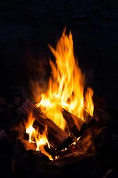 Flames of fire. 写真素材