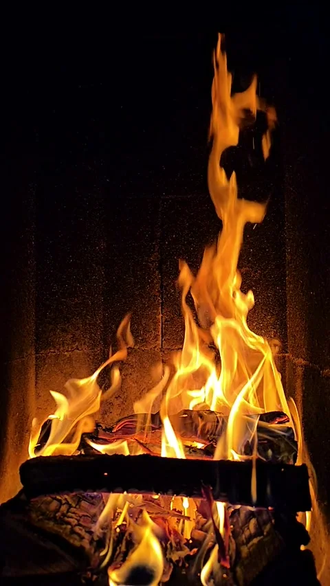 Flames Stock Footage 301467870