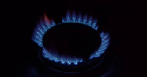 Flames of gas Video stock 286838371