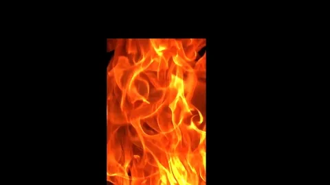 Flames hot fire burning Stock Footage 82188645