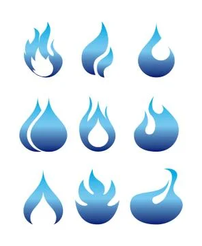Flames icon over white background vector illustration Illustrazione stock