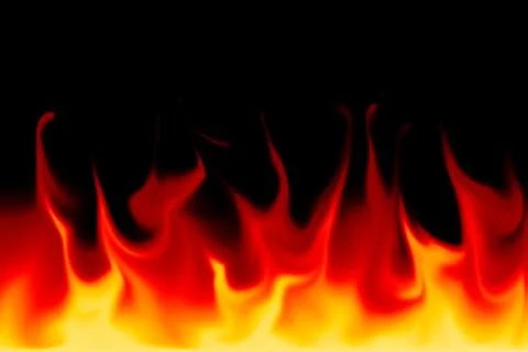 Flames Stock Illustration