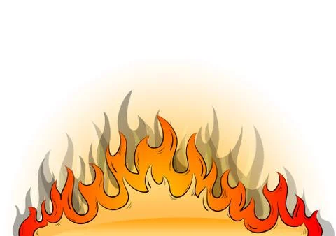 Flames Illustrazione stock